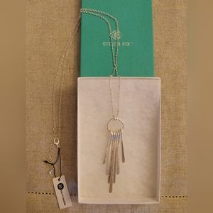 Silver Stitch Fix Necklace